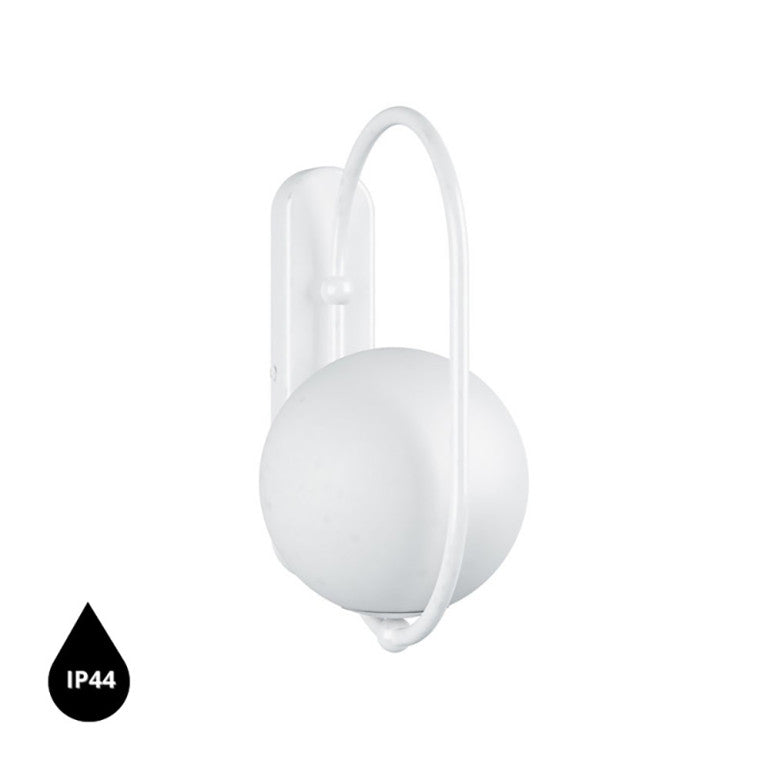 Applique murale KOBAN D IP44 Blanc