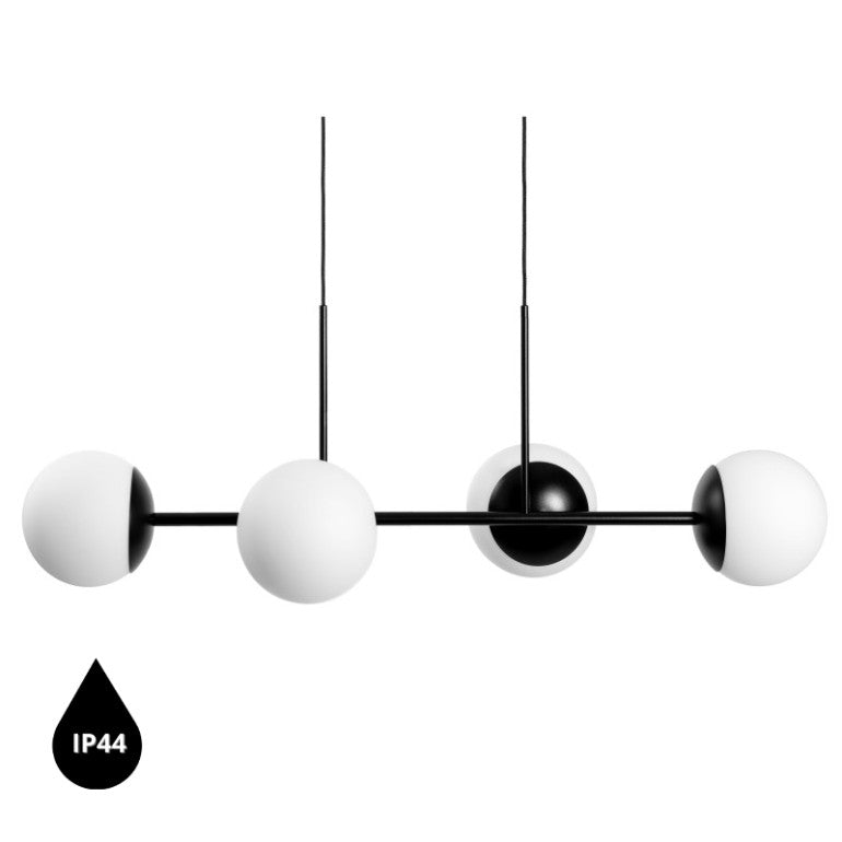 Suspension luminaire KOP E IP44 Noir