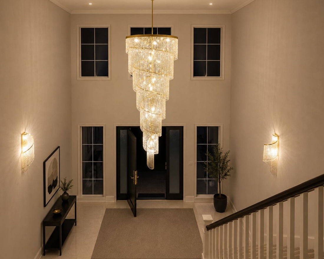 Suspension spirale en cristal AL178