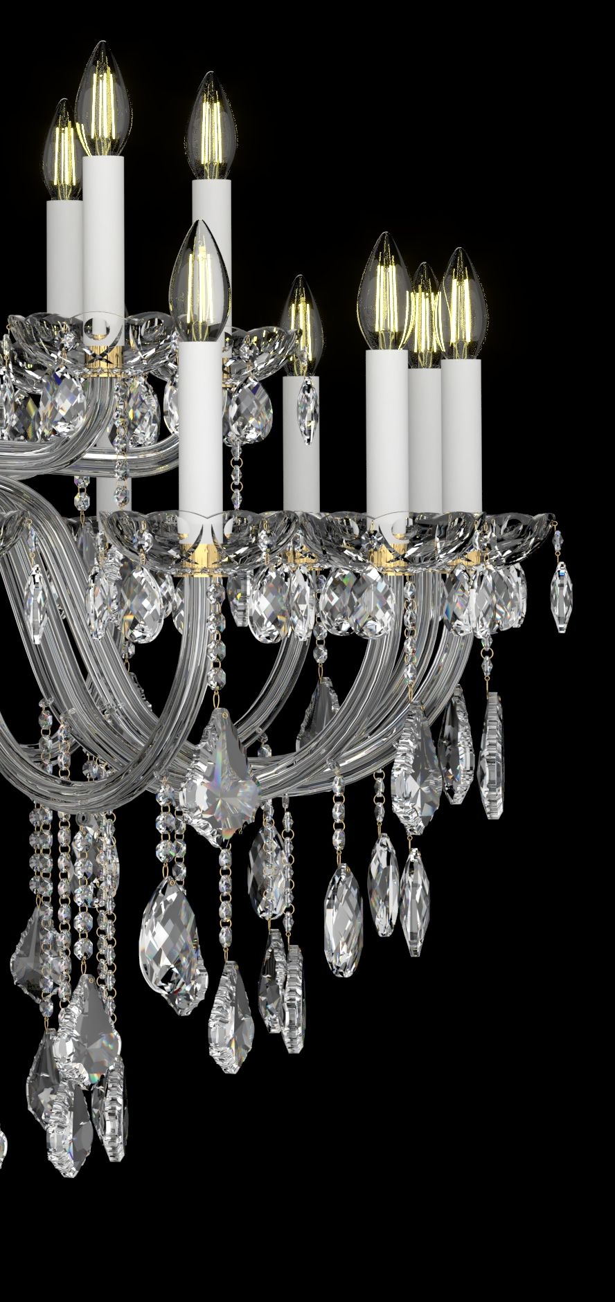 Lustre en cristal EL1282404PB