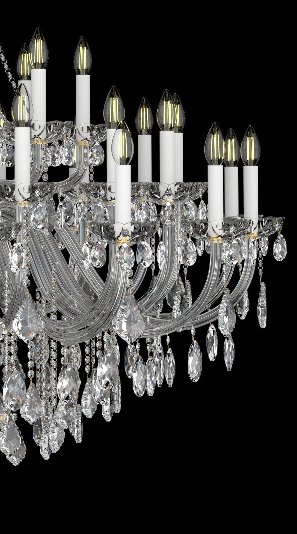 Lustre en cristal de Boheme EL1284004PB