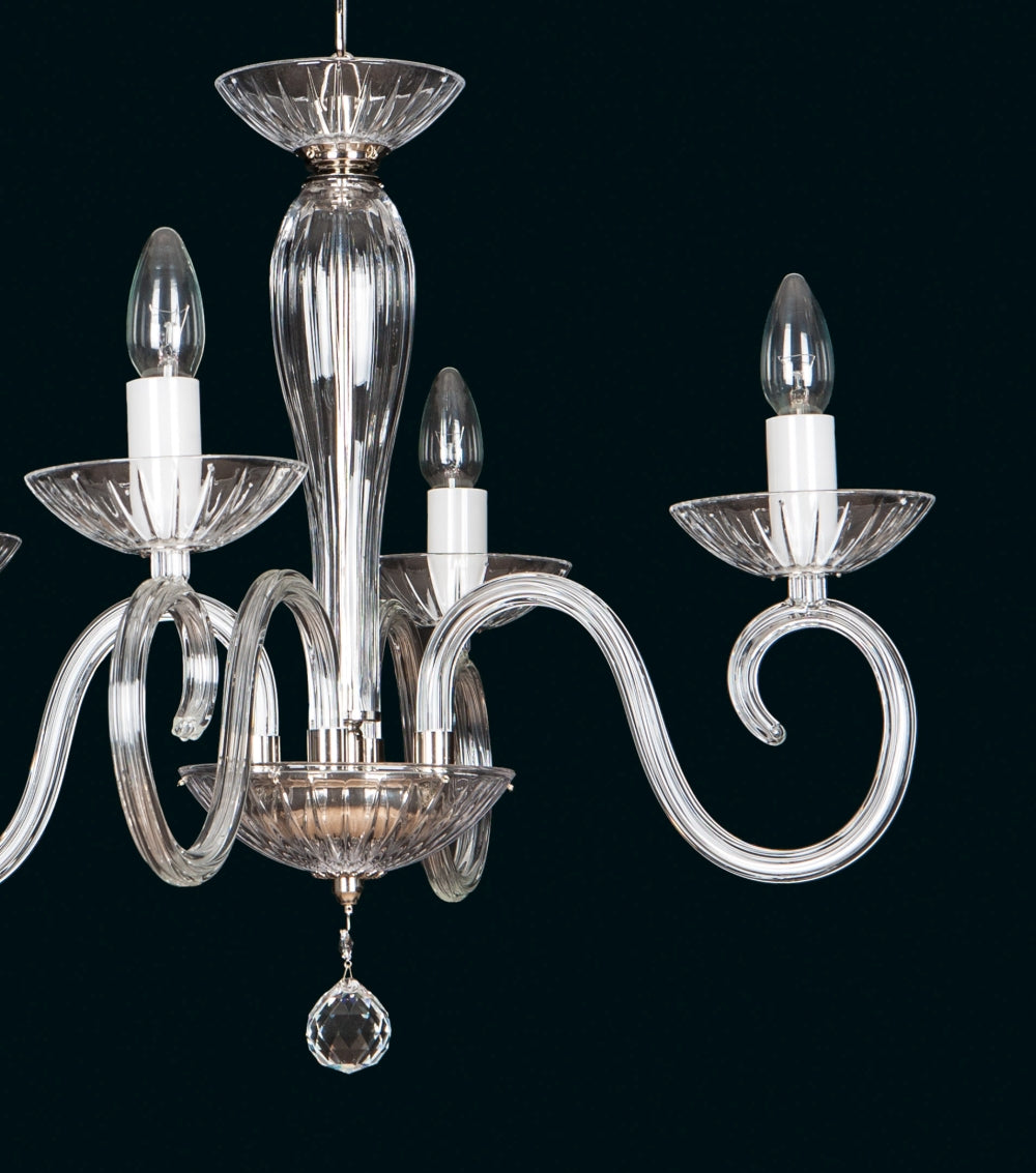 Lustre en verre transparent EL2244024