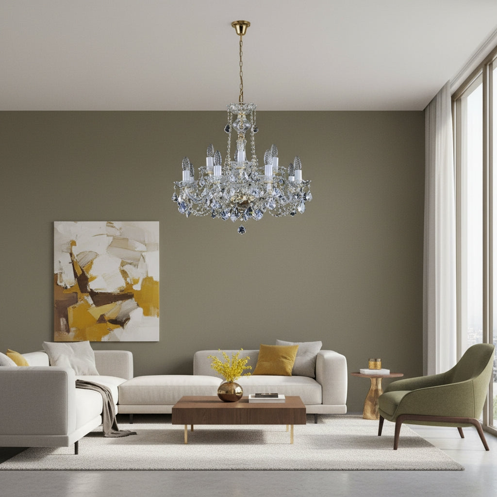 Lustre en cristal taille L018CLN