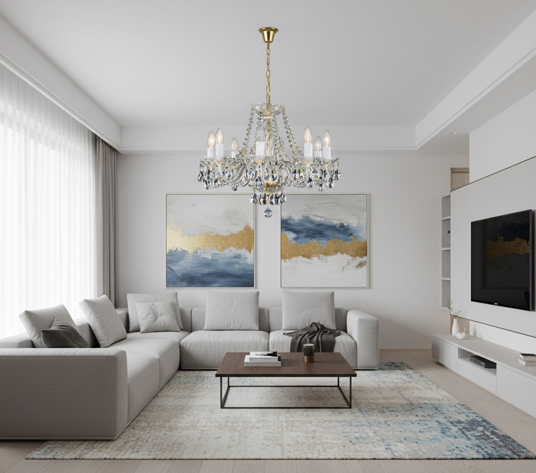 Lustre en cristal taille L031CLN