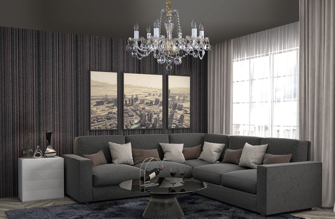 Lustre en cristal taille L16052CLN