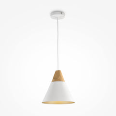 Bicones Suspension luminaire blanc