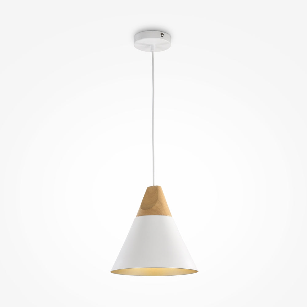 Bicones Suspension luminaire gris