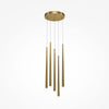 Cascade Suspension luminaire doré