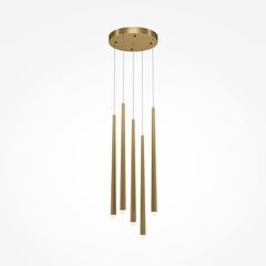 Cascade Suspension luminaire doré