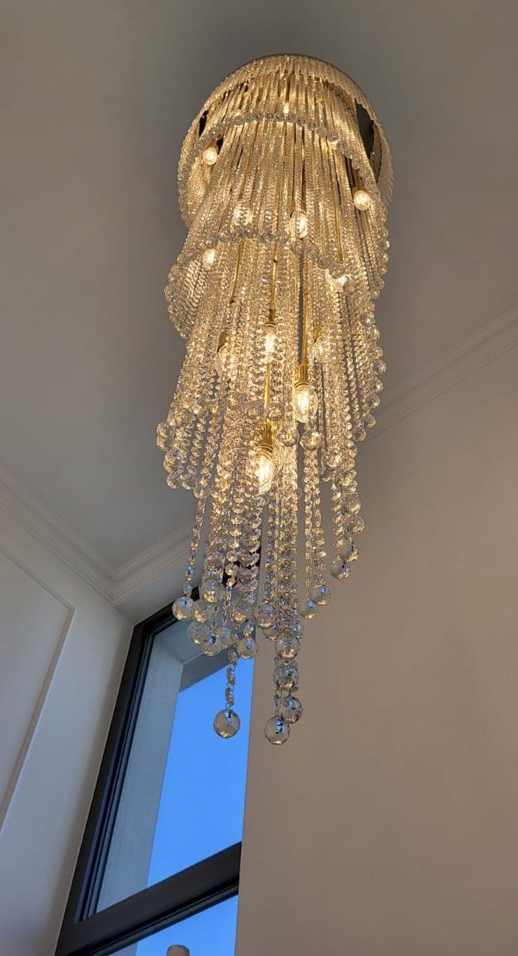 Suspension spirale en cristal L455CLN