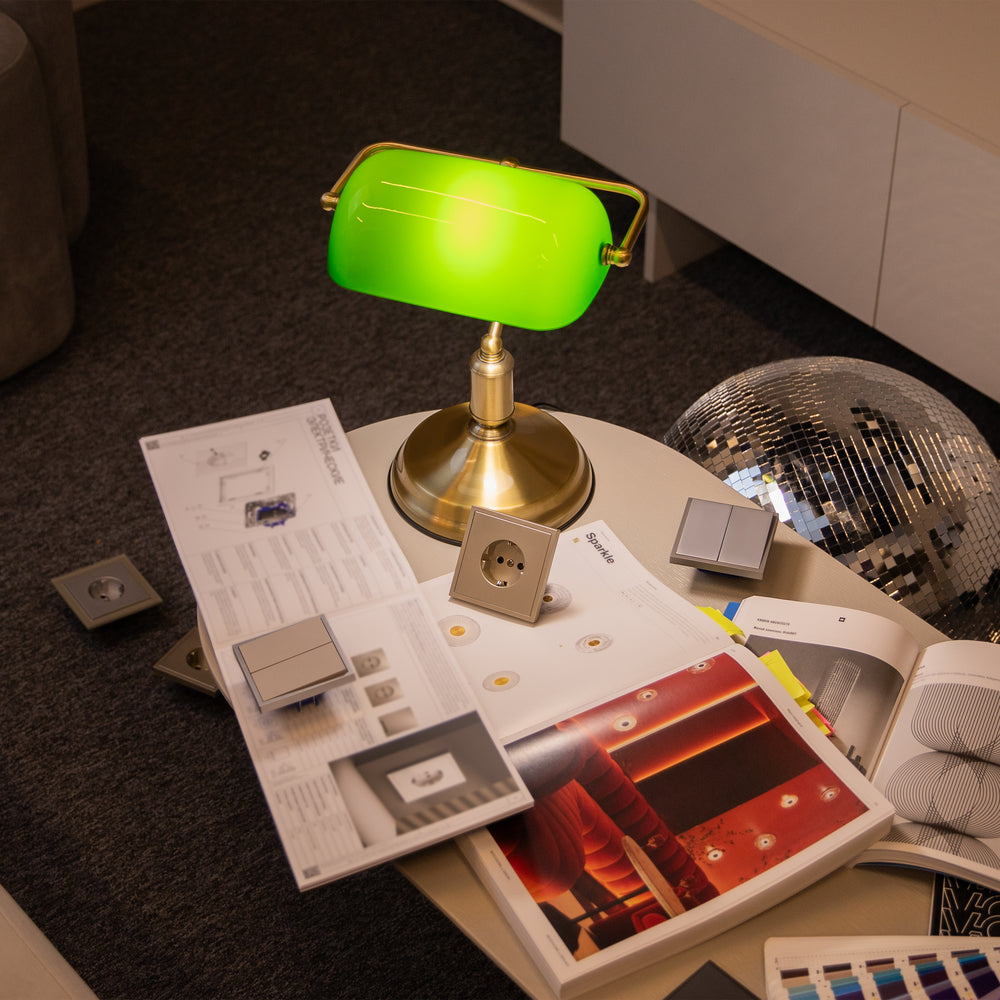 Kiwi Lampe de chevet doré