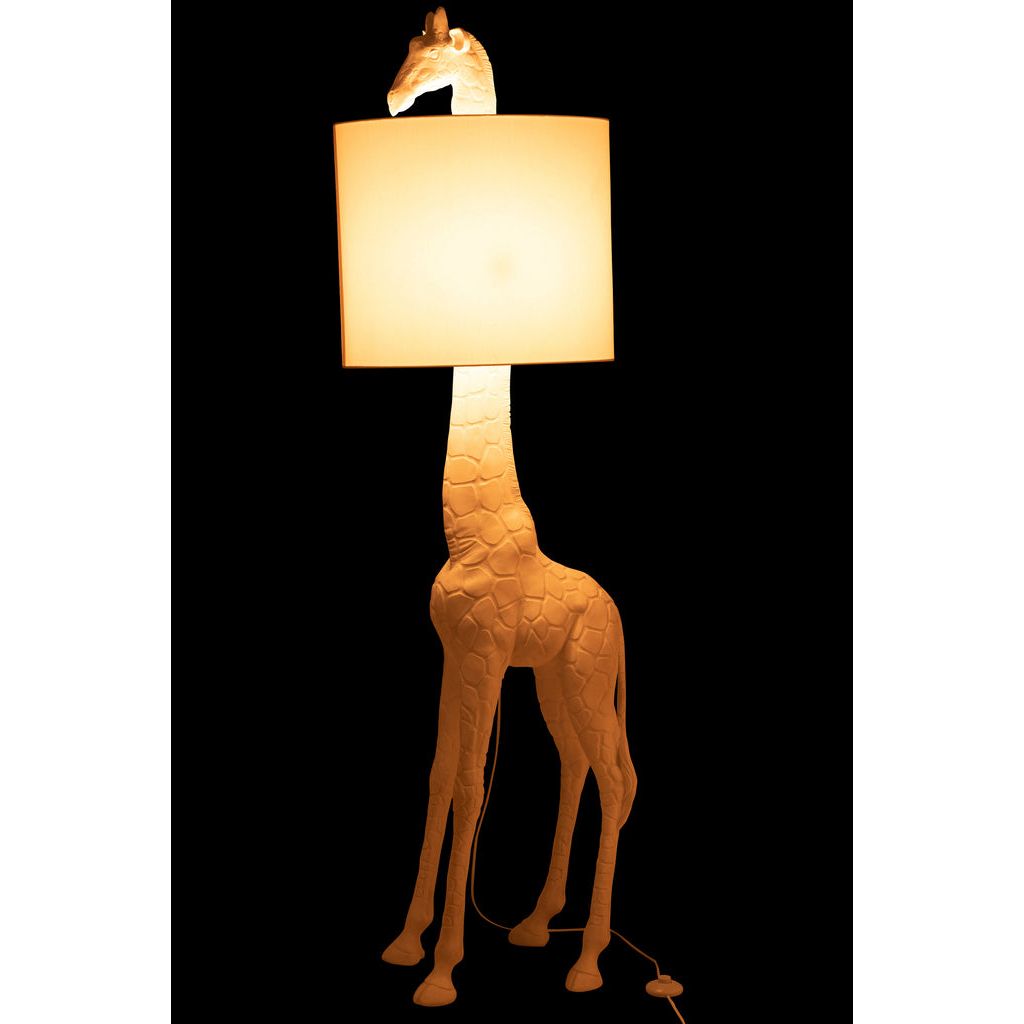 Lampe Girafe Poly Blanche | Designix -     - https://designix.fr