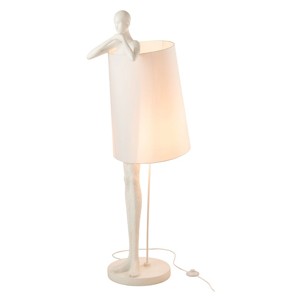 Homme Lampe Poly Blanc | Designix -     - https://designix.fr