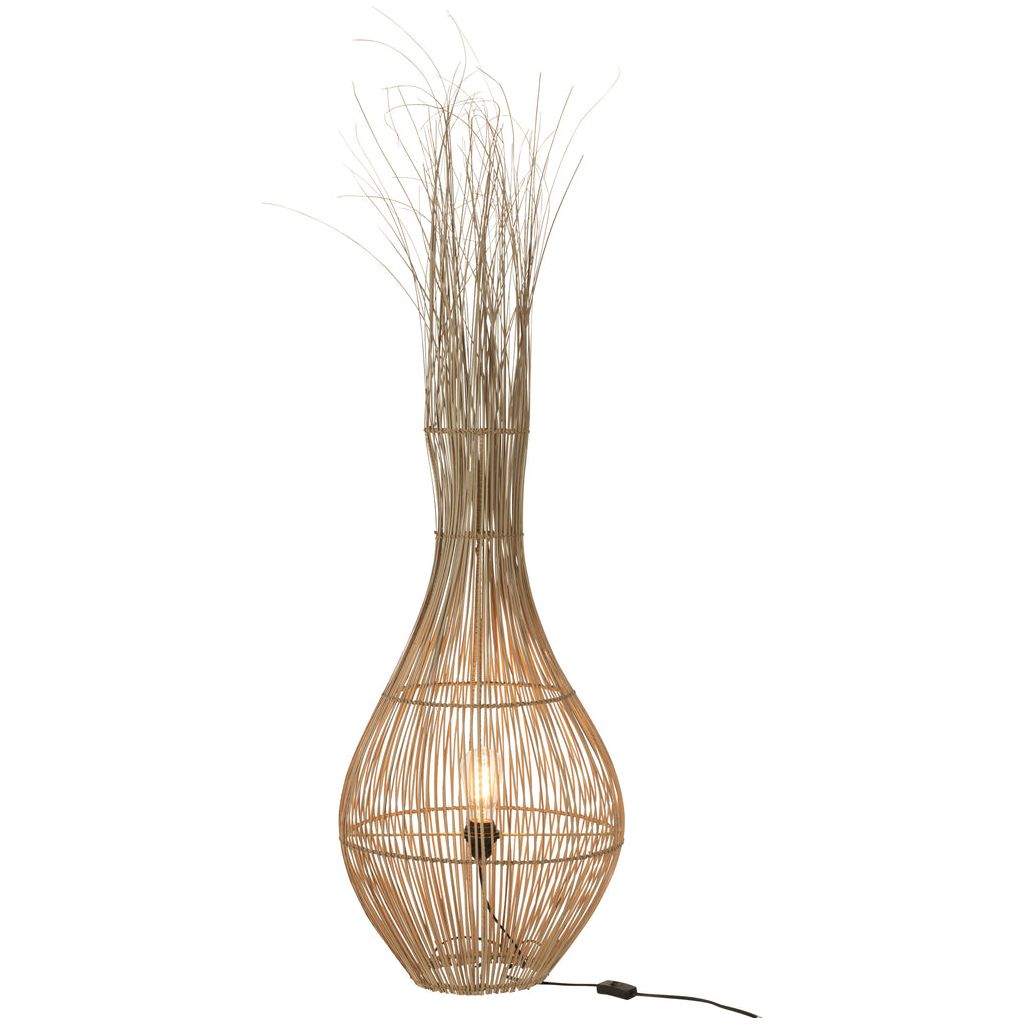 Lampe Poire Bâtons Noix de Coco Naturelle | Designix -     - https://designix.fr