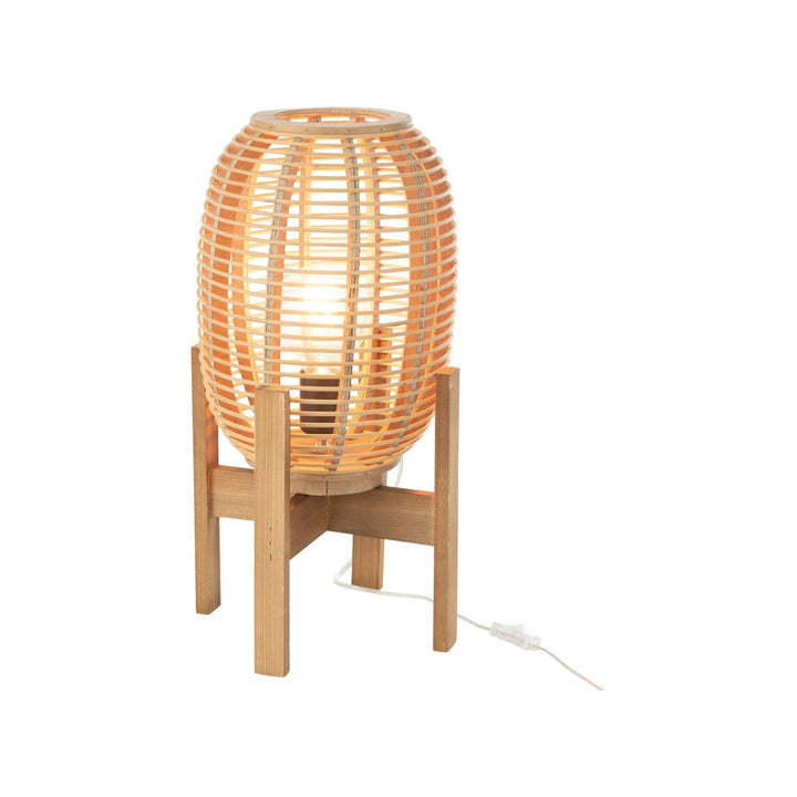 Lampe sur pied en bois/bambou naturel petit | Designix -     - https://designix.fr