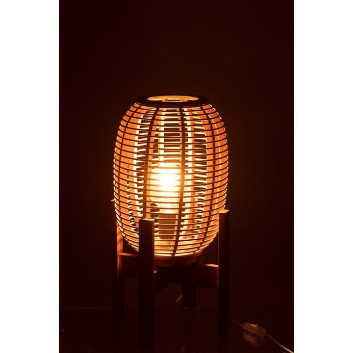 Lampe sur pied en bois/bambou naturel petit | Designix -     - https://designix.fr