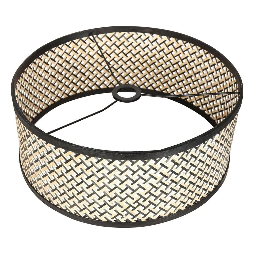 Lampadaire Bambou Noir Naturel | Zyla - Designix Lampadaire