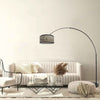 Lampadaire Bambou Noir Naturel | Zyla