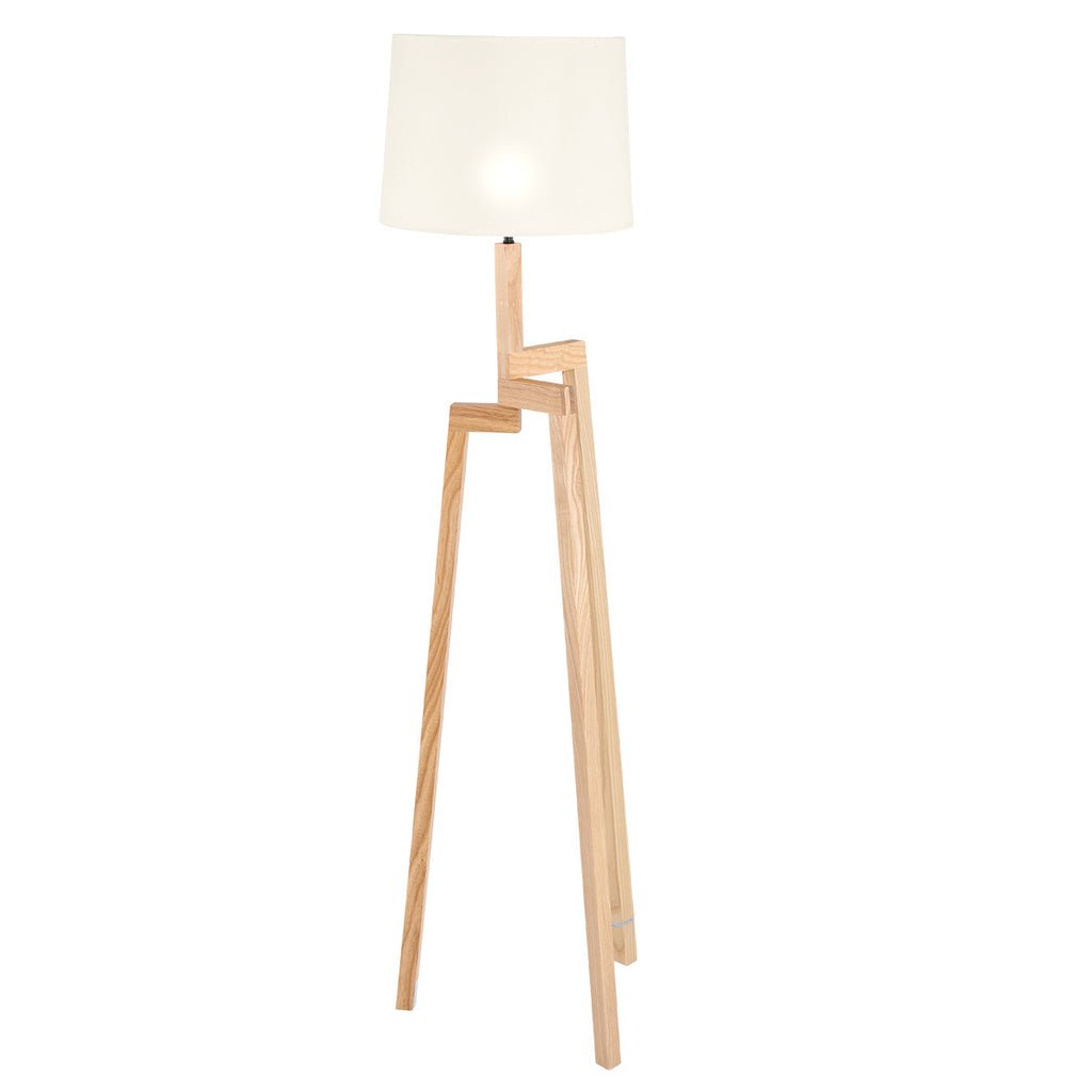 Lampadaire Bohème Bois | Eira - Designix Lampadaire