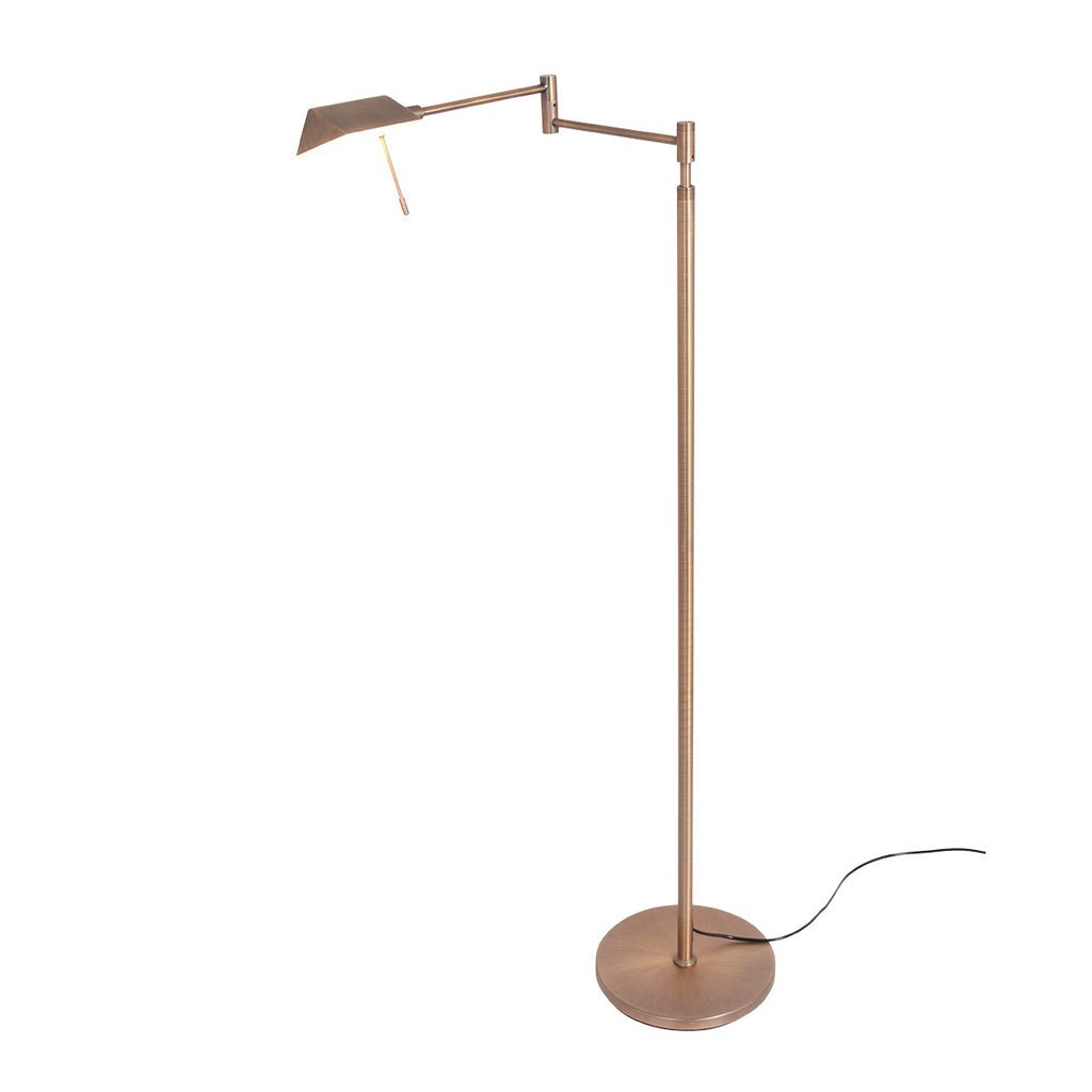 Lampadaire Bronze Industriel | Sari - Designix Lampadaire