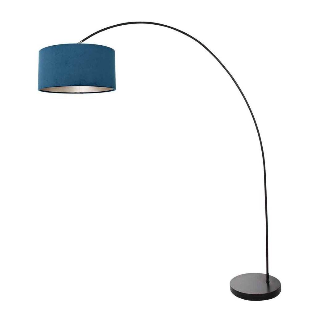 Lampadaire Cloche Déportée Bleu | Wora - Designix Lampadaire