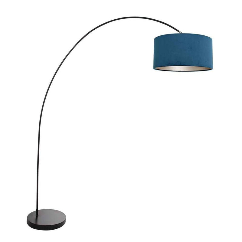Lampadaire Cloche Déportée Bleu | Wora
