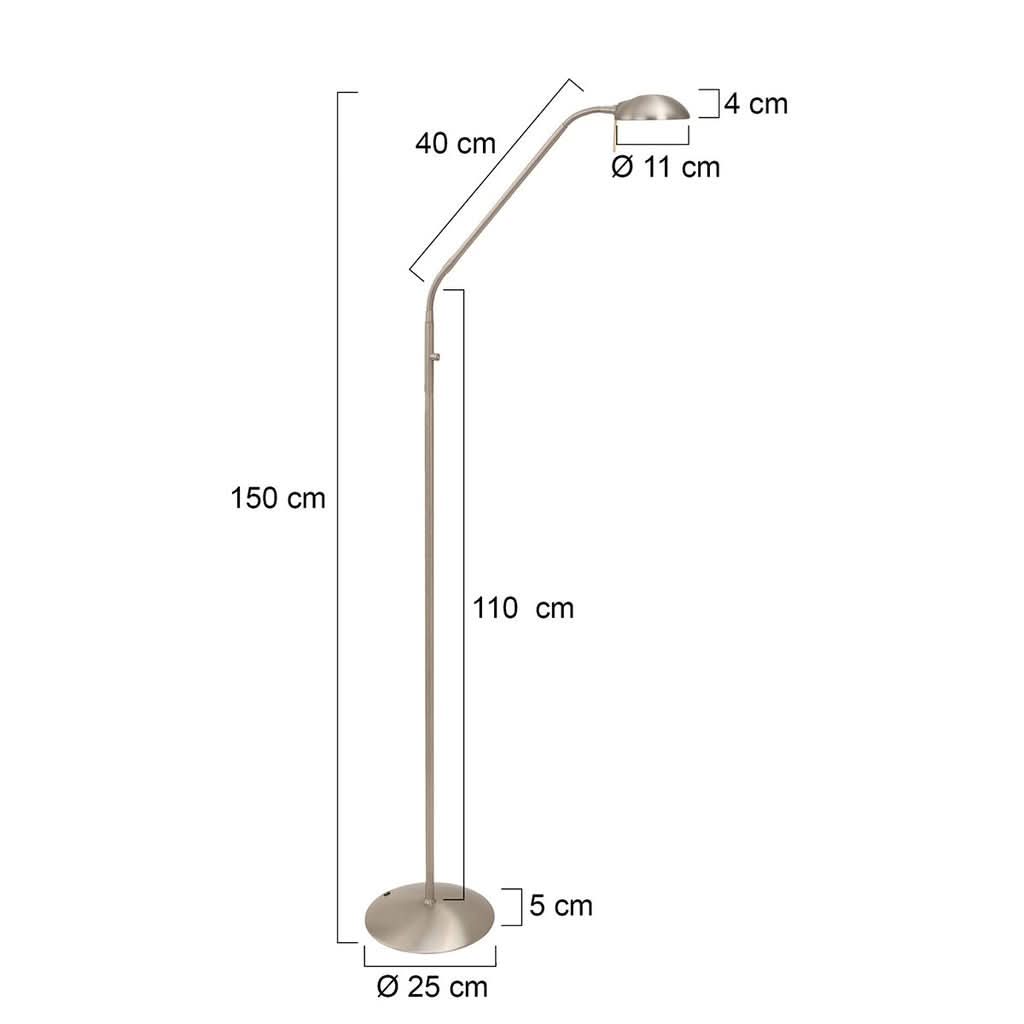Lampadaire Déporté Salon | Zala - Designix Lampadaire