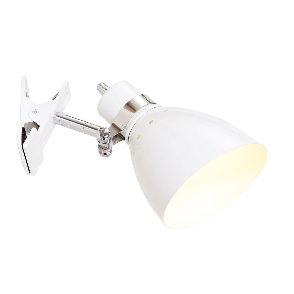 Lampe à Pince Spring 6827W Blanc - Design Industriel Steinhauer - Designix