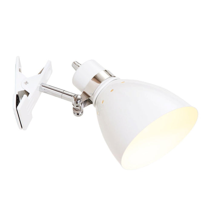 Lampe à Pince Spring 6827W Blanc - Design Industriel Steinhauer - Designix