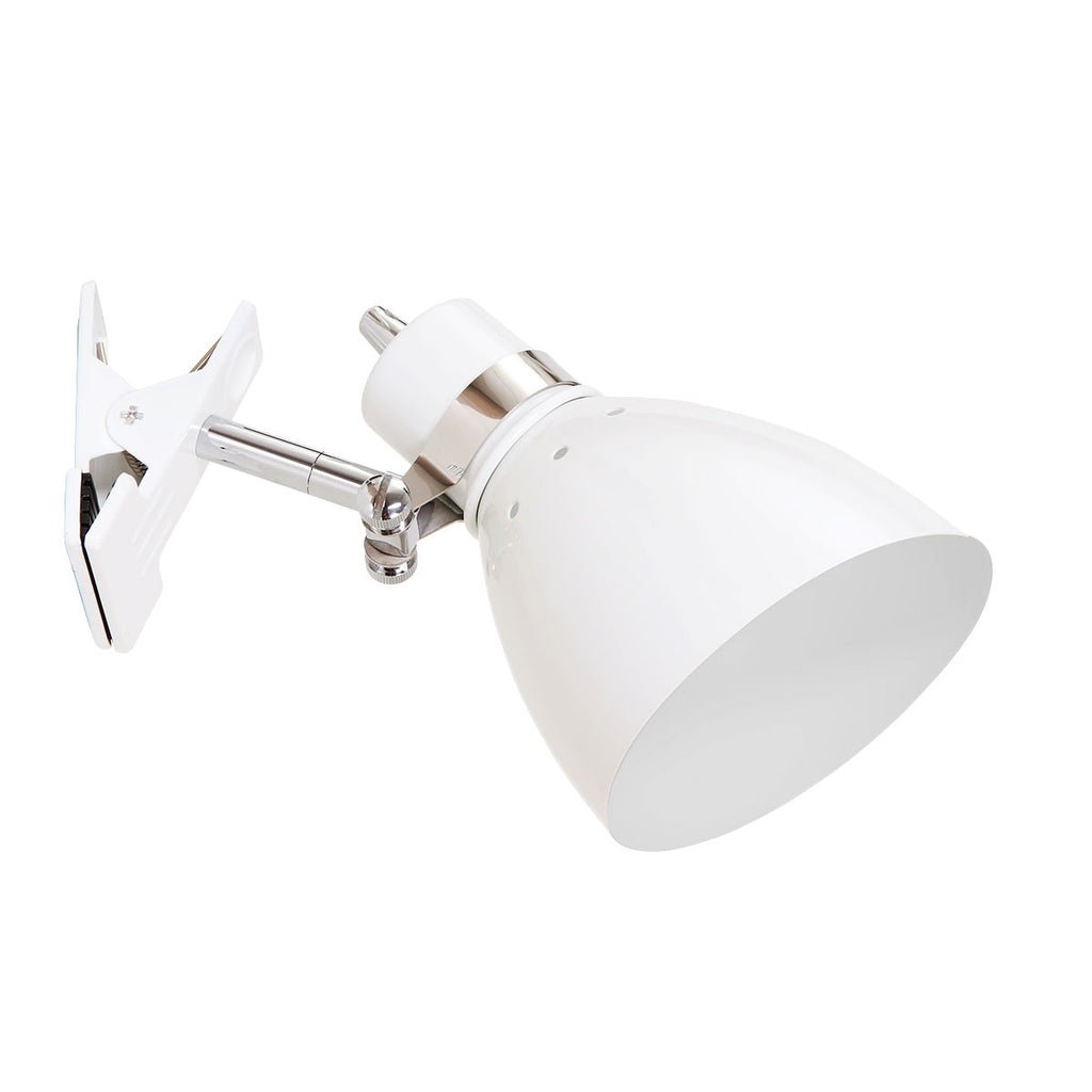 Lampe à Pince Spring 6827W Blanc - Design Industriel Steinhauer - Designix