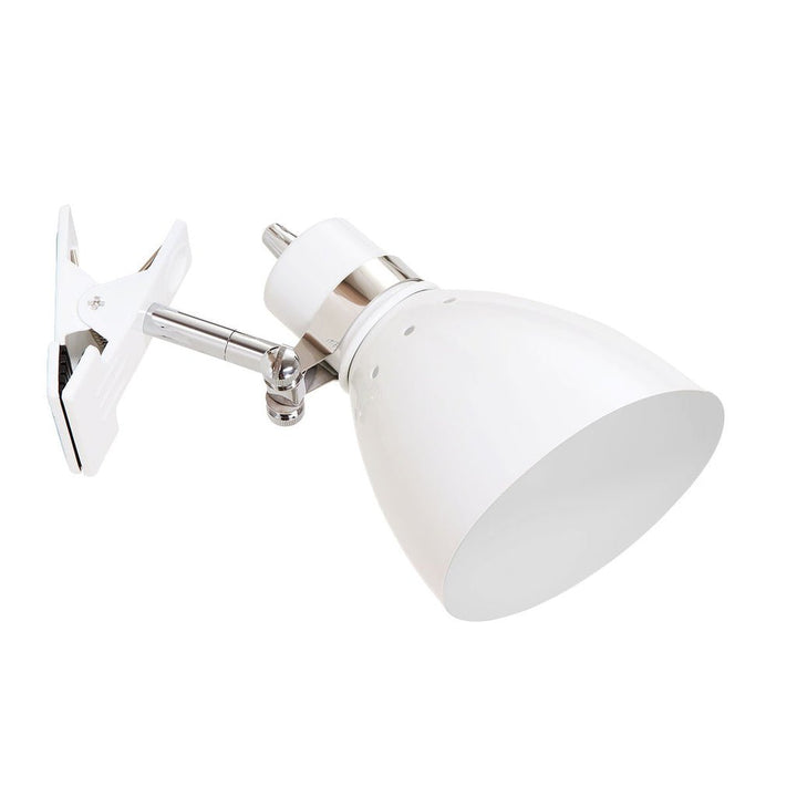 Lampe à Pince Spring 6827W Blanc - Design Industriel Steinhauer - Designix