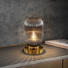 Lampe de chevet gris