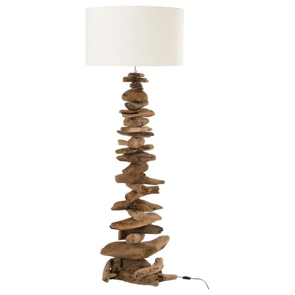 Lampe Abat-jour Bois Flotté Grande