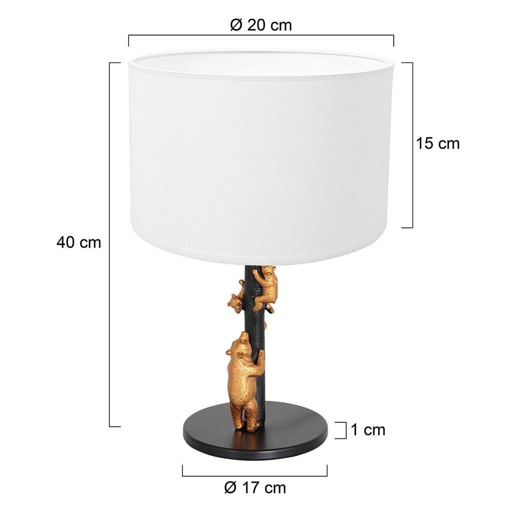 Lampe Animaux Design | Ours - Designix Lampe de chevet