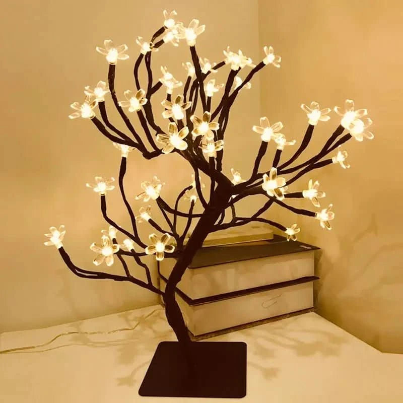 Lampe Arbre | Sérénité Naturelle - Designix Lampe de chevet 36 LEDS