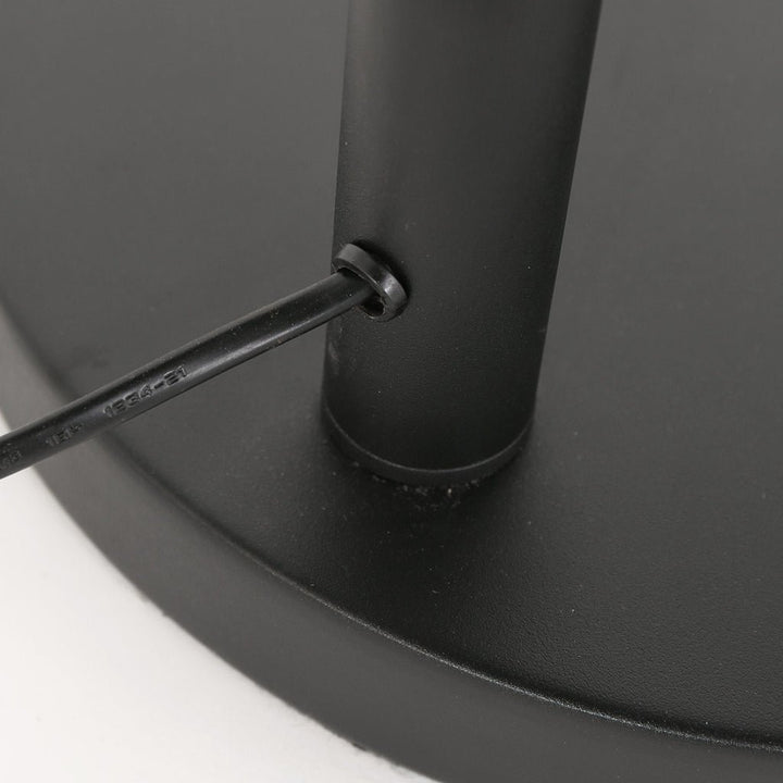 Lampe Arc 3 Lumières Bambou Noir | Yale - Designix Lampadaire
