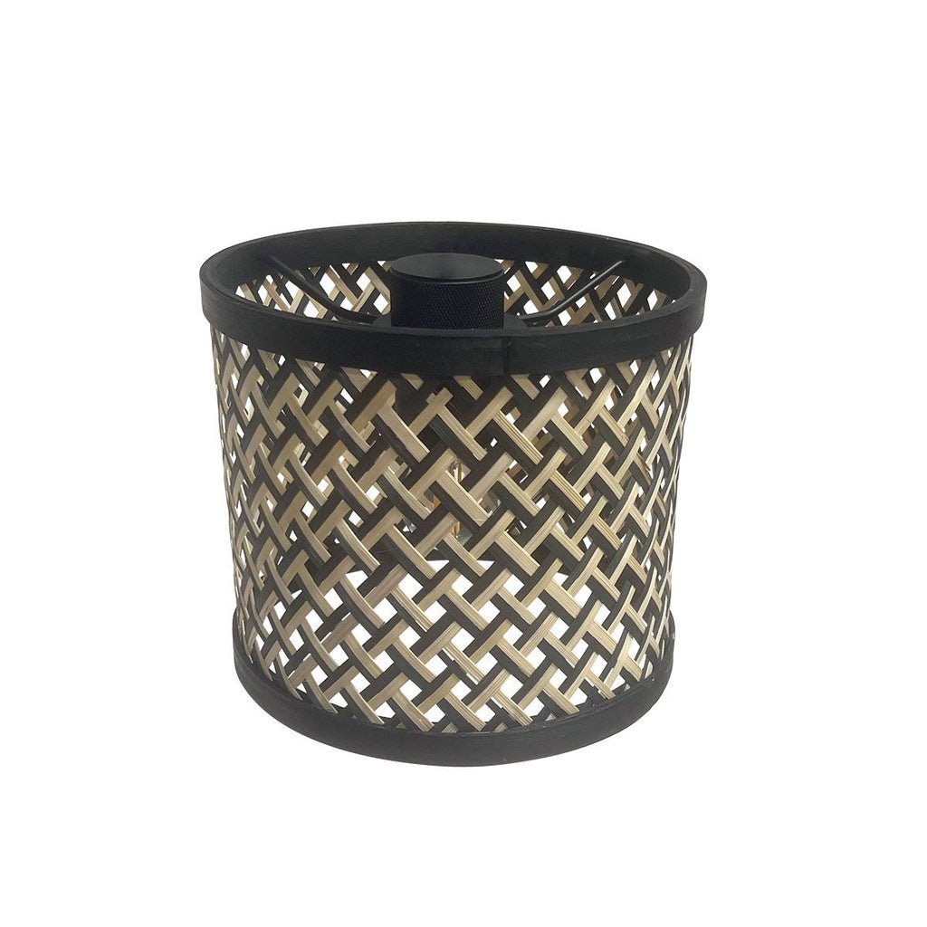 Lampe Arc 3 Lumières Bambou Noir | Yale - Designix Lampadaire