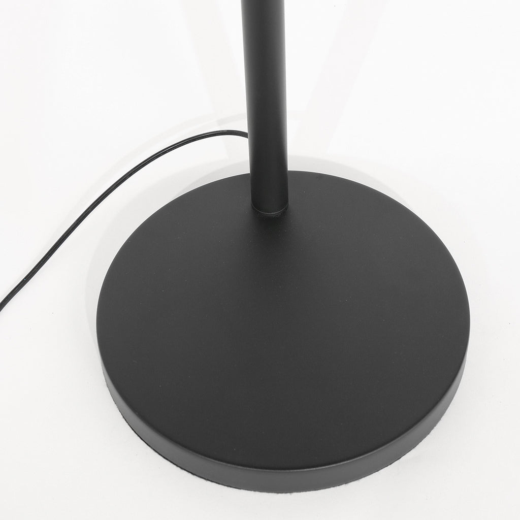 Lampe Arc 3 Lumières Bambou Noir | Yale - Designix Lampadaire