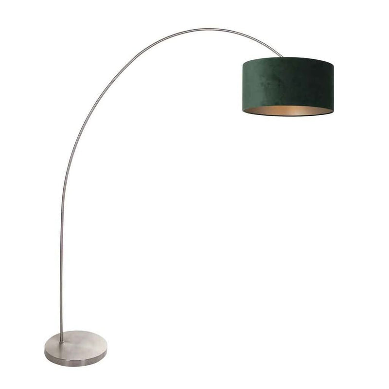 Lampe Arc Velours Vert | Dila