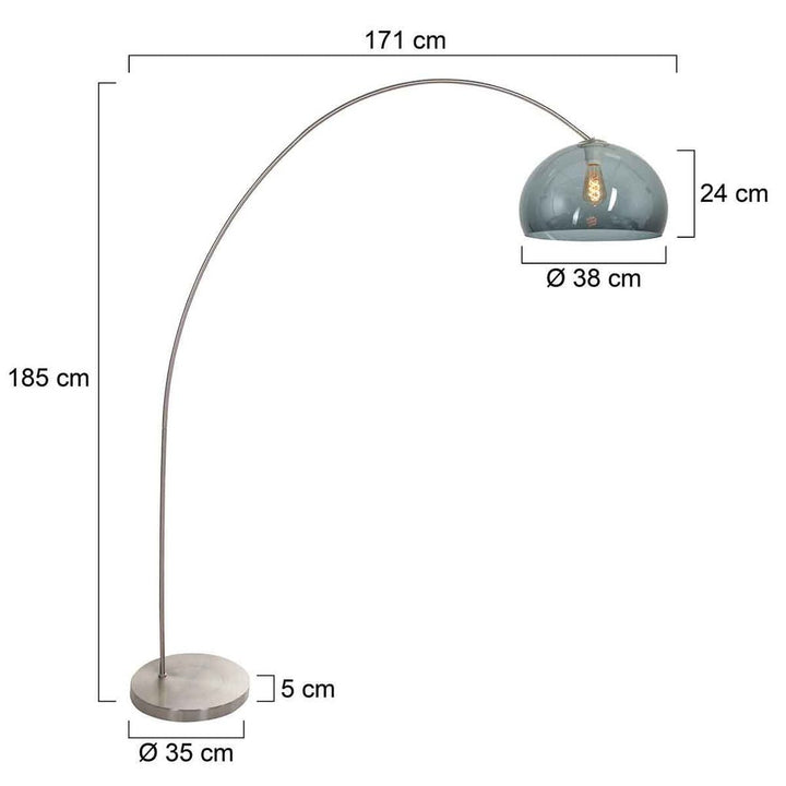 Lampe Arquée Élégante | Solva - Designix Lampe de Table