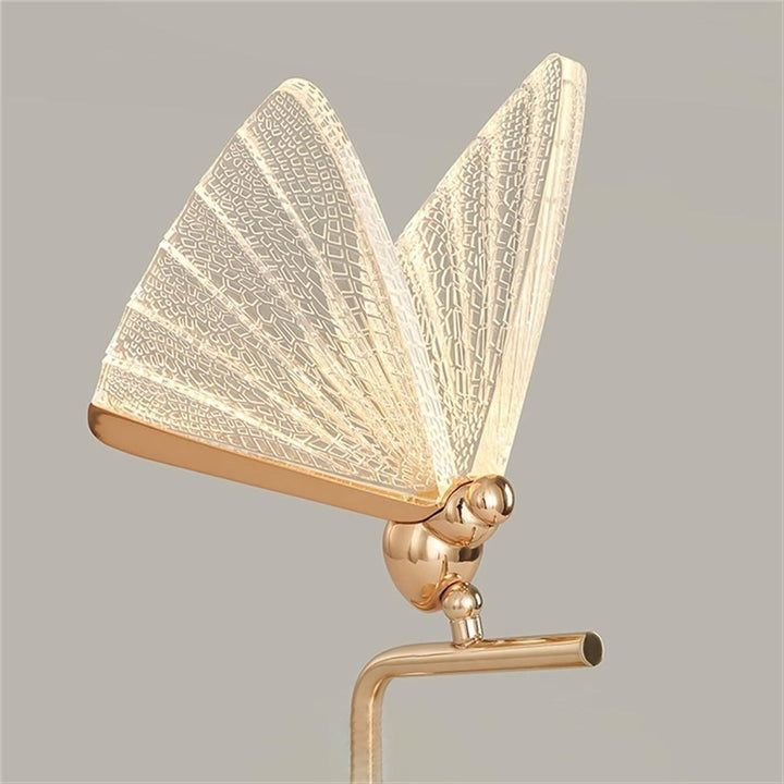 Lampe Art Nouveau Papillion | Lueur Papillon - Designix Lampe de chevet Multicolor Blanc Chaud