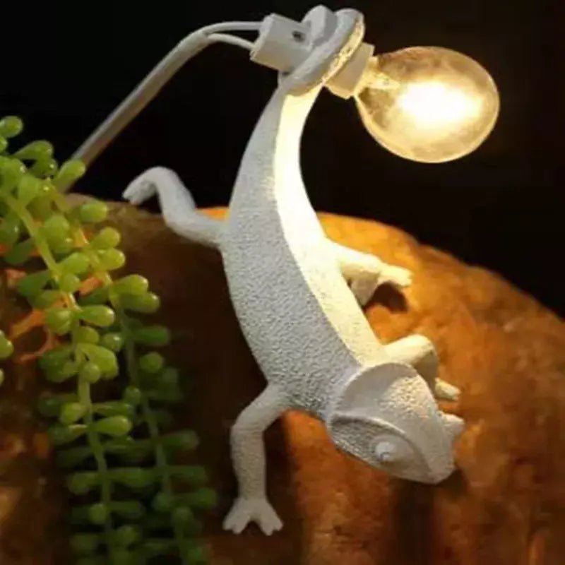 Lampe Caméléon | Silhouette Captivante - Designix Lampe de chevet Chasse