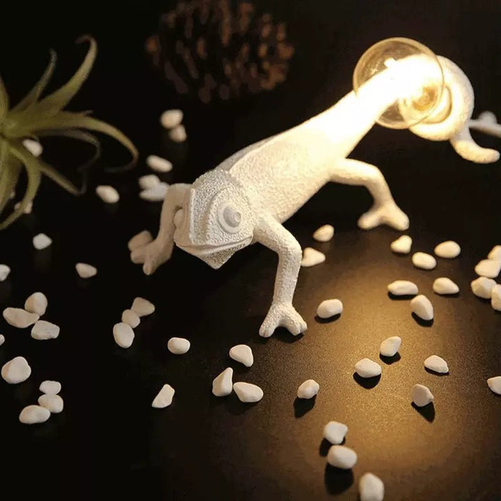 Lampe Caméléon | Silhouette Captivante - Designix Lampe de chevet Chasse
