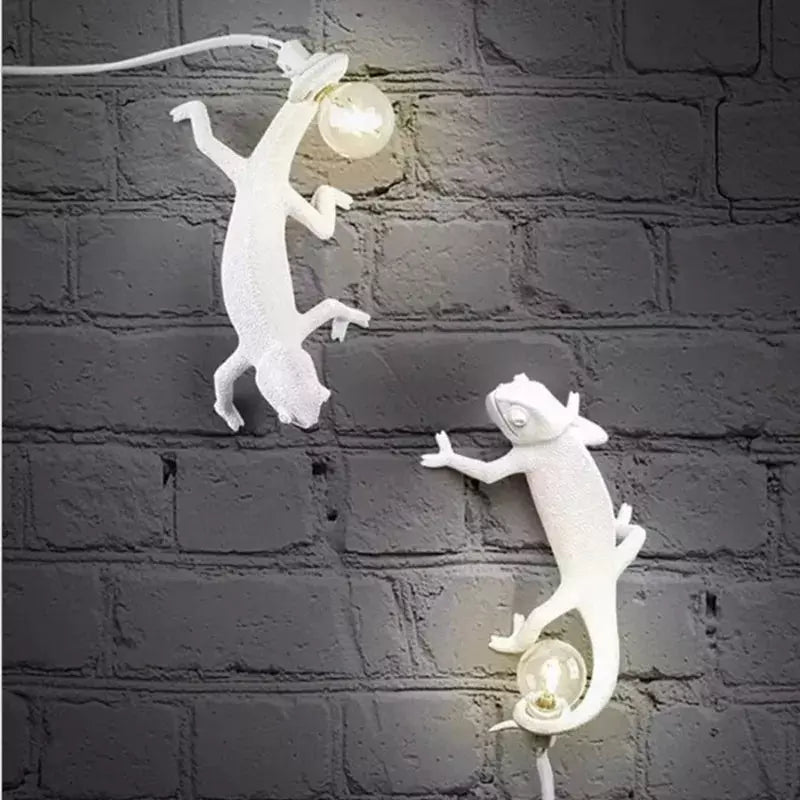 Lampe Caméléon | Silhouette Captivante - Designix Lampe de chevet Chasse