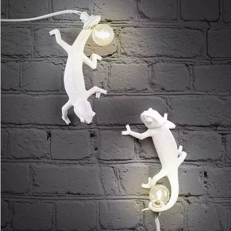Lampe Caméléon | Silhouette Captivante - Designix Lampe de chevet Chasse