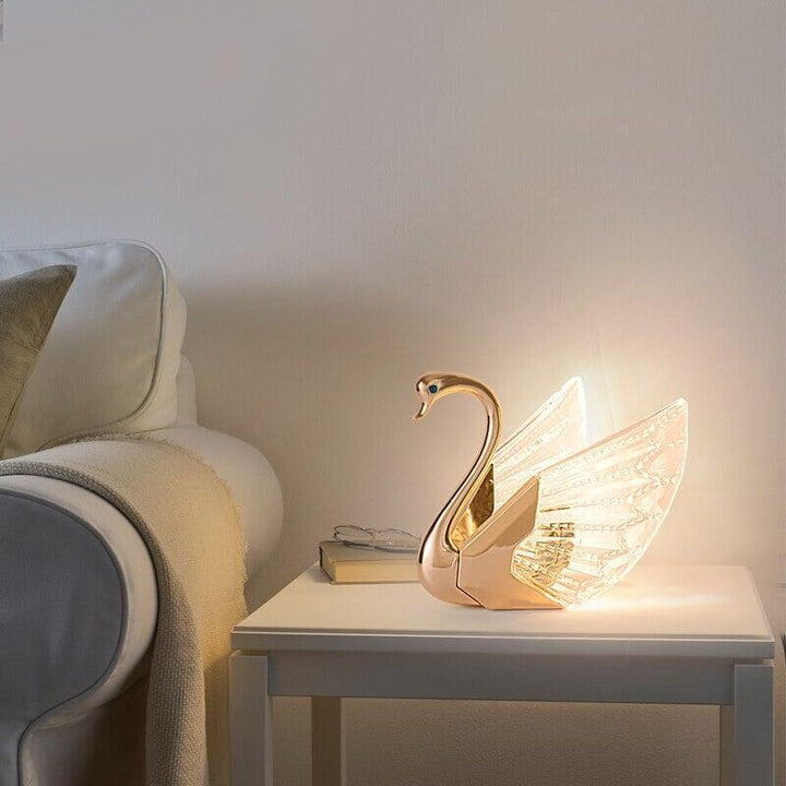 Lampe de Chevet Cygne | Étoile Radieuse - Designix Lampe de chevet Bleu