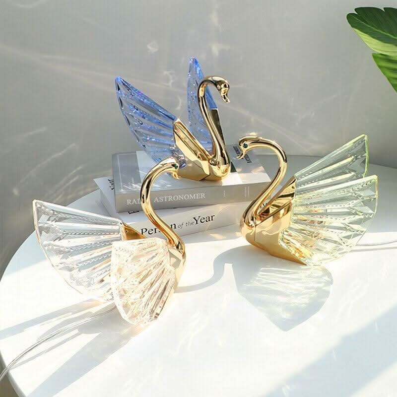 Lampe de Chevet Cygne | Étoile Radieuse - Designix Lampe de chevet Bleu