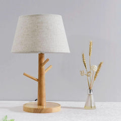 Lampe de Chevet Design Bois | Lueur Nature