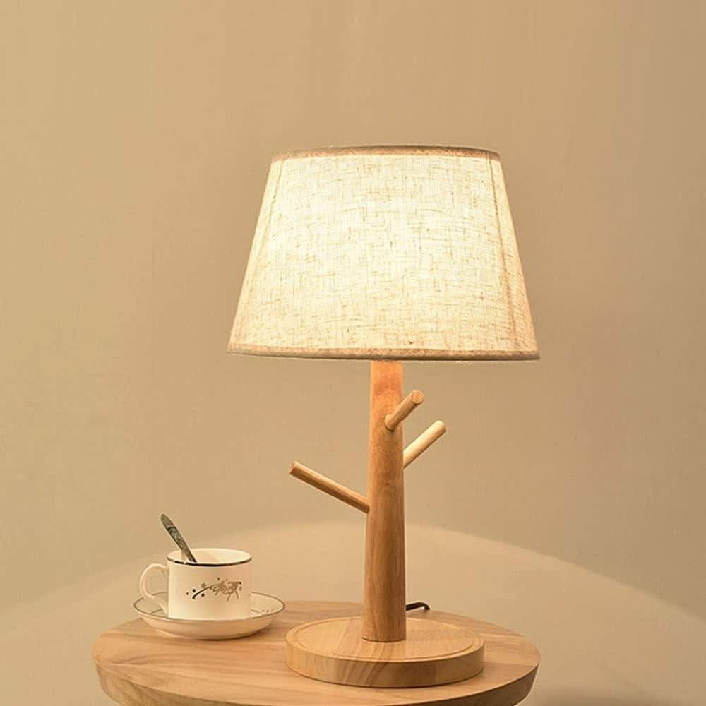 Lampe de Chevet Design Bois | Lueur Nature