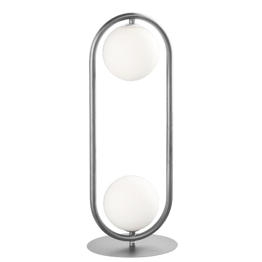 Lampe de Chevet Minimaliste | Élégance Nocturne - Designix Lampe de chevet Argenté Blanc Chaud
